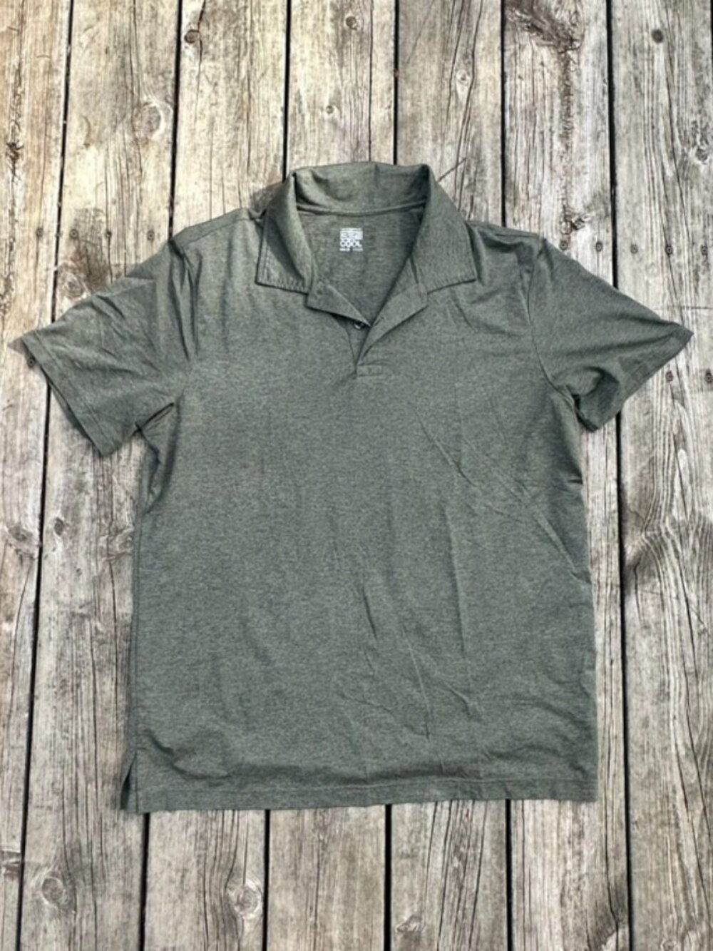Green 32 cool tech polo shirt XL